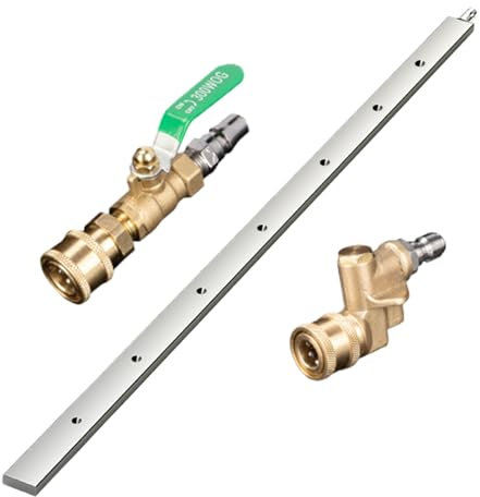 Dispositivo di pulizia Batche – 23,6 pollici – Strumento con carburante per radiatore | Pulitore radiatore 60 cm con manico, Tragba un accoppiatore veloce | Strumento di pulizia del radiatore |