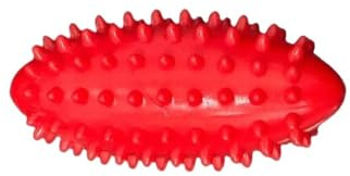 Massageboll, PVC-ryggradsmassager, mini bärbar fitness fotmassageboll, djup muskelavslappning fasciaboll (röd, 1 st)