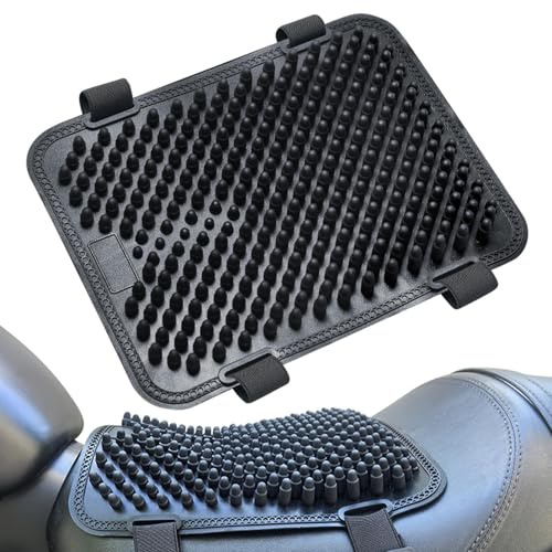 Cuscino per sedile da moto, cuscino per sella moto con assorbimento degli urti, seduta antiscivolo per guida, viaggi e attività all'aria aperta