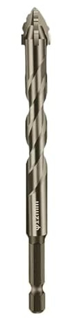 2/3/4/5 STÜCKE Hochfeste Kreuzsägezahnbohrer-Set Mauerwerk for Beton/Glas/Ziegel/Zement/Fliesen/Holz Bohrwerkzeuge(2pcs 6 6 mm)