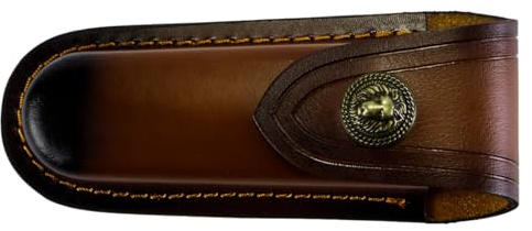 Durlo Leather Knives Bag,Leather Case for Pocket Knives Not Easily Scratched, Waterproof and Stain Resistant