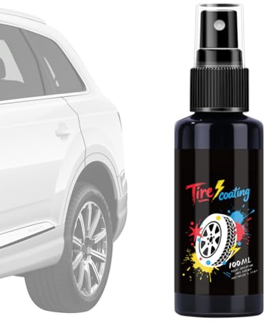 Generisch Pneumatici lucidi - Nano idrofobo rivestimento pneumatici,Cura dei cerchioni,Per auto veicolo moto SUV automobile casa cura dettagli restauro manutenzione