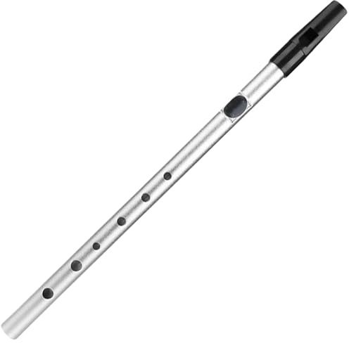 Irische Flöte, 13 Zoll Tonart C, Irish Whistle mit ABS-Mundstück, glatte und präzise Flöte, tragbare Ersatz-Penny Whistle für Anfänger und Profis