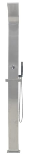 Generico Doccia da Giardino in Acciaio Inox Curva,14.98kg,48199