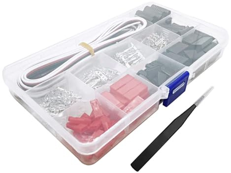 Set di connettori professionali da 400 pezzi, facile installazione, aggiornamenti per l'integrazione di circuiti stabili, connettori elettrici resistenti