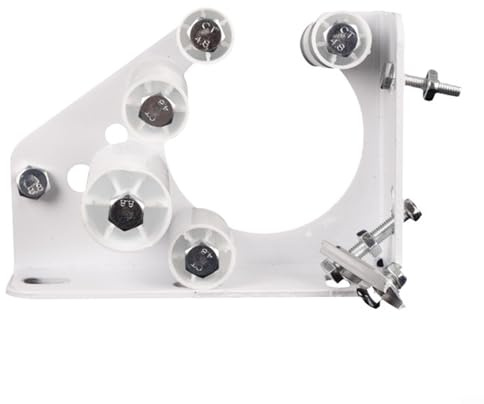 Staffa per tenda da esterno retrattile in acciaio per sistemi telescopici per tende da sole compatibile con tubi rotanti da 60 mm e 65 mm