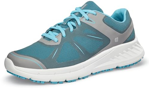 Shoes for Crews Zapatos Vitality II – Zapatos Profesionales con Suela Flexible, Antideslizante, Ligeros, Transpirables, Protección contra Salpicaduras, OB E SRC ESD – Mujeres