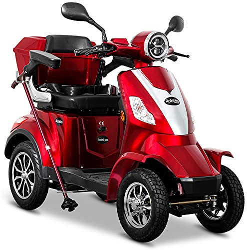 Rolektro E-Quad 15 V.2-15 km/h Elektromobil 4-Rad - Seniorenmobil mit 50 km Reichweite - 1000W E-Mobil mit Zulassung