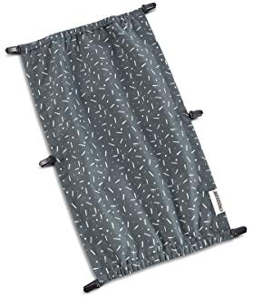 Croozer Sonnensegel-3092020622 Sonnensegel Graublau/Weiß, One Size