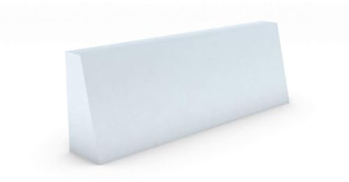 MSS e.K. Rückenkissen Palettenkissen 120x40x20/10 cm Schaumstoff für Europalette Keilkissen Auflage Polster