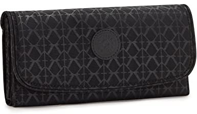 Kipling Money Land Große Geldbörse, Signature Emb (Schwarz)