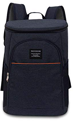 FANDARE Zaino da pranzo Borsa Termica Isolante Pranzo al Sacco Borsa da Picnic frigo Acquisti Auto Borsa a tracolla per Campeggio Nautica Spiaggia Pesca Scuola Lavoro Lunch Bag Impermeabile Poliestere