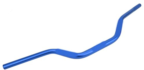 Yctze Manillar de la Motocicleta Barra de Manija Media Manillar de Contorno de Motocicleta de 28 Mm, Manillar Medio Anodizado de Aluminio, Reemplazo Universal para CRF230F(azul)