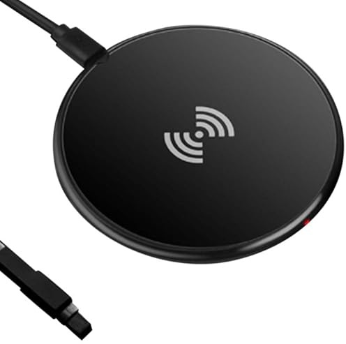 Chargeur sans Fil pour Samsung Galaxy A12 Smartphone Induction QI Ultra Plat Bureau (Noir)