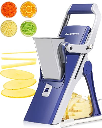 Mandoline Vegetable Slicer, Veg Chopper/Julienne/Dicer for Vegetables, Potato Slicer Food Chopper Ease to Use, Time Saving