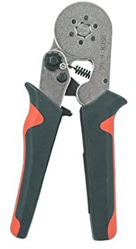 OURECO Alicate De Alambre Estilo Europeo Tubular Terminal Cableado Manual Manual Electricista 4/6 Esquinas 0.25-6mm 0.25-10mm Alicates de engarce Alicates De Torsion Alambre (Size : Whitehead