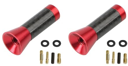 Viviance 2 Satz 3,5 cm Universal Auto kurze Antenne Auto Dach Radio Antenne Mini Antenne - Rot