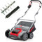 IKRA 36V Scarificateur-aérateur 3en1 IB-SR 36, Bac 45l, largeur de coupe 36cm, compatible avec Bosch
