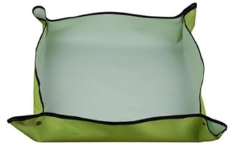 Spotact Tapis de transplantation de plantes Oxford pliable Grand tapis de rempotage portable pour plantes succulentes cactus bonsaï Cadeau d'intérieur pour les amateurs de jardinage (vert, 75 x 75 cm)