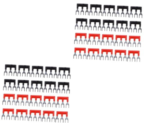 Gogogmee 2sets Kupfer Material Tb1503 Terminal Block Anschlüsse Zweireihig Kurze Streifen Einfache Installation 20 Stücke * 2