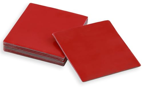 eModwey Cuscinetti adesivi lato opposto, extra forti, autoadesivi, impermeabili, resistenti alle alte temperature, 10 pezzi (50 mm x 50 mm), per auto, casa e ufficio