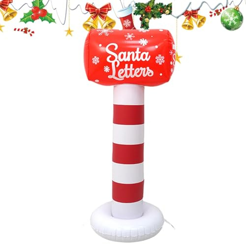 Moreeulsi Decoración inflable de Navidad de 107 cm para exteriores, cascanueces inflable de Navidad, pan de jengibre, inflables de Navidad, decoración del hogar para jardín