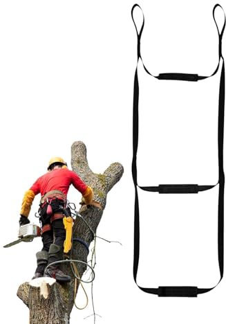 Furtryvl Bootsseilleiter – Nylon tragbare Seilleiter – zusammenklappbare Baumleiter Spielzeug, Kletterstöcke Ausrüstungswerkzeug, leichte multifunktionale Spielplatzleiter für Outdoor-Klettern
