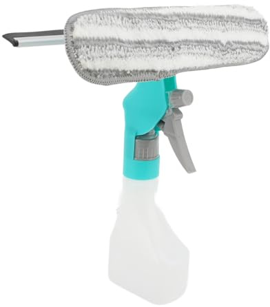 Nettoyant Multifonction 4 en pour Vitres avec Pulv risateur x Spray x Raclette x ponge x Outil de Nettoyage Professionnel pour Surfaces Vitreuses et Miroirs