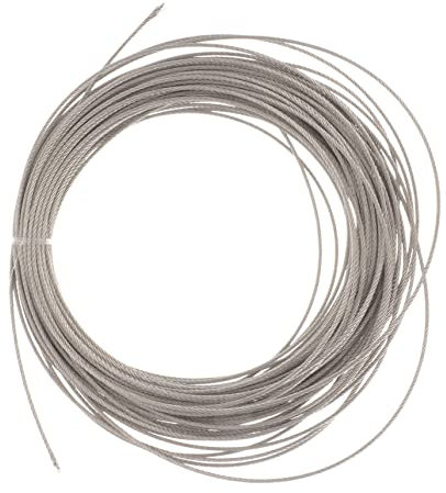 HOLIDYOYO Stainless Steel Measuring Rope Wire Rope for Hanging Deck Railing Heavy Duty Cable