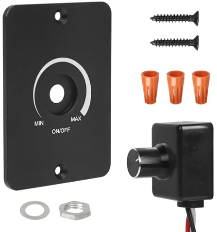 Variateur D'intensité LED PWM DC 12V 5A, Variateur de Lumiere Led, C 12V Lumières LED Dimmable, pour Camping-Car Remorque, Bateau, Camion, Van, Caravane et Sans Scintillement