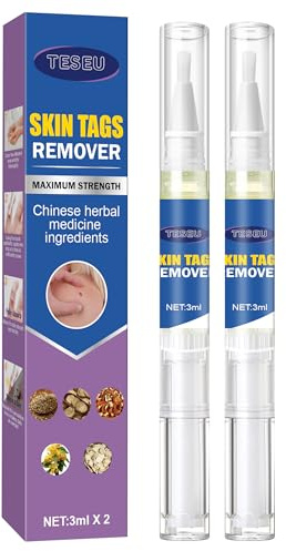 Wart Remover, Wart Removal, Skin Tag Removal Kit Skin Tag Removal for Hands and Body Easy to Use - Two Packs