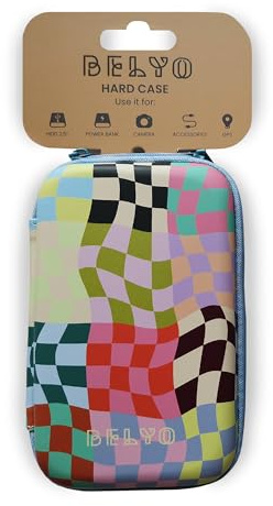 WONDEE Belyo Funda para Disco Duro Externo de 2,5 y para Guardar Tus Dispositivos con un diseño Moderno - Guarda Tus Dispositivos con Estilo
