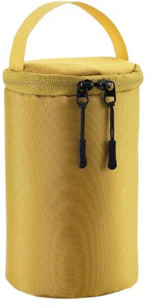 Isolerad flaskväska, tankskydd, 13 x 13 x 21 cm, termiskt förvaringshållare för campingutrustning, grillning utomhus, bränslesäkerhet, bärbart gastanklock, robust fodral