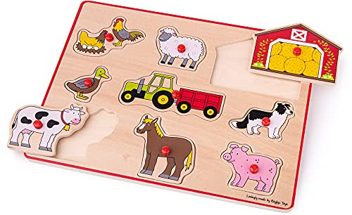 Bigjigs Toys Steckpuzzle (Bauernhof)