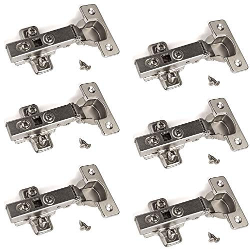 6 x SOTECH Cerniera per vasi T45 Arresto d'angolo con smorzatore + piastra a croce Cerniere per vasi (Disponibili singolarmente e come set di 6, 10, 20 o 30!)