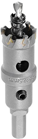 sourcing map Hartmetall Lochschneider, Lochsägen für 5mm Edelstahlblech Metall 22,5mm