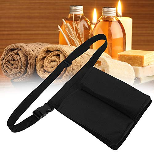 ZJchao Massage Öl Flaschenhalter, Verstellbare Massageflasche Holster Massagelotion Massageöl Taillenhängetasche, Schwarzer Hüftgürtel inkl für Wandern Laufen Radfahren Jagd Reisen