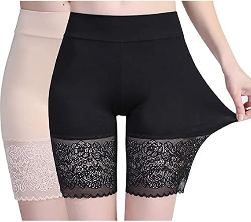 Panty Coton Cycliste Short Femme Anti Frottement Cuisse Femme Boxer Short Sécurité Legging Court sans Couture