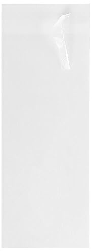 JAM PAPER Clear Cello Sleeves with Self Adhesive Closure - 100 Per Pack - #10 Policy - 4 5/16 x 9 9/16
