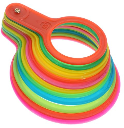 OFFSCH Juego De Anillo Medidor De Frutas De Plástico Herramienta De Medición De Diámetro para Naranjas Manzanas Melocotones Clasificación De Frutas En Granjas Y Mercados 5.90X5.03X1.37In