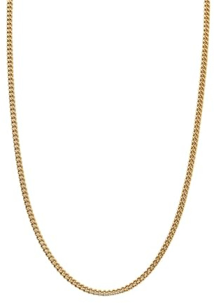 CRAFTD | Cuban Link Chain Necklace | Gold & Silver Jewellery | Mens Jewellery | Hypoallergenic | Waterproof, Heat & Sweat Resistant