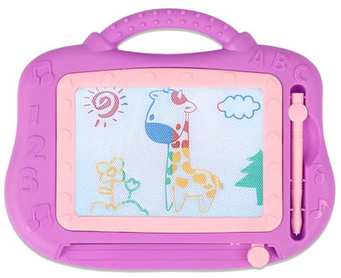 GXGM Tableau Magnetique Enfant, Enfant Tableau de Dessin Magnétique Effaçable, Cadeau Jouet Educatif pour Bambin, 1 pièce