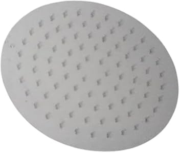 IMPALLI Tête de douche grande ronde en acier tête de douche finition chromée pommeau de douche anti-calcaire installation facile (20 cm)