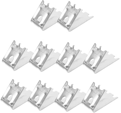 Uonlytech 10pcs Commercial Freezer Shelf Clips Fridge Organiser Fridge Clips Heavy-duty