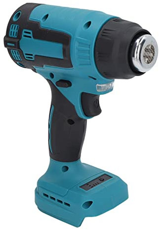 FTVOGUE Pistola de Aire Caliente Inalámbrico Inalámbrico y Portátil de 18 V de 18 V, 380 ℃ Máximo con Boquilla de Extinción de Aire del Concentrador Reflector, Adecuado para Envases, Tuberías de