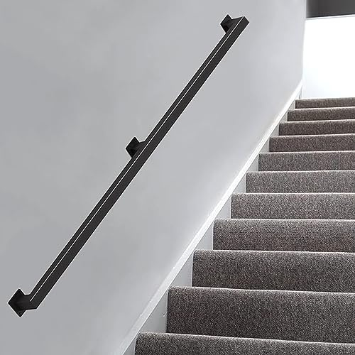 Garde-corps moderne en métal de 0,3 m à 6,1 m – Balustrade en fer forgé noir/blanc/doré pour escalier intérieur/extérieur – Garde-corps d'escalier