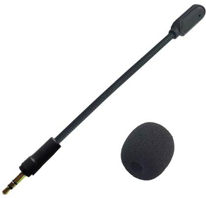 MURYE Microphones de rechange pour casque de jeu Go antibruit 3,5 mm micros amovibles réduction du bruit microphones pour jeux vidéo