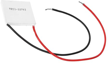 TEC1-12703 Keramisk Peltier Kylmodul 40x40mm, Termoelektrisk Kylenhet för DIY-projekt och Kylskåp, Effektiv Värmeavledning, Kompatibel med 12V Strömförsörjning, Enkel Installation