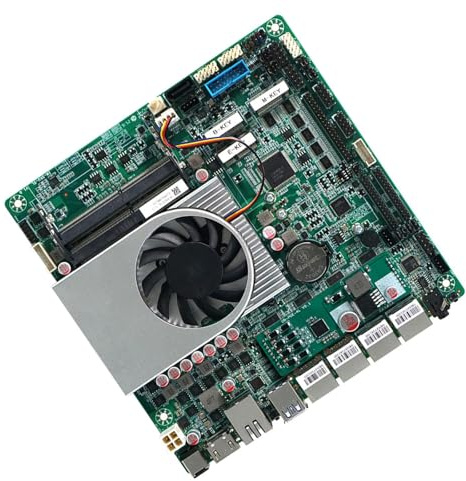 Geavonyg Carte Mère Industrielle N150 ITX Processeur 4 Cœurs Prise en Réseau 10G Ports 4x2.5Ghz Carte Mère Industrielle À Faible Consommation