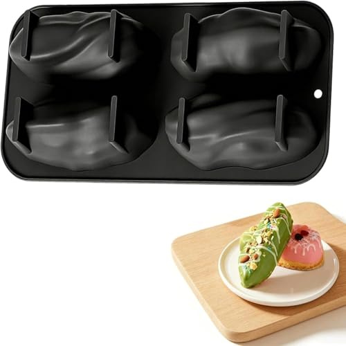 Stampo In Silicone Al Pistacchio - Stampo In Silicone A Forma Di Pistacchio | Forma Realistica Di Nocciola Con Rilascio Facile | Per Mousse, Gelatina E Cioccolato | Uso Alimentare Senza